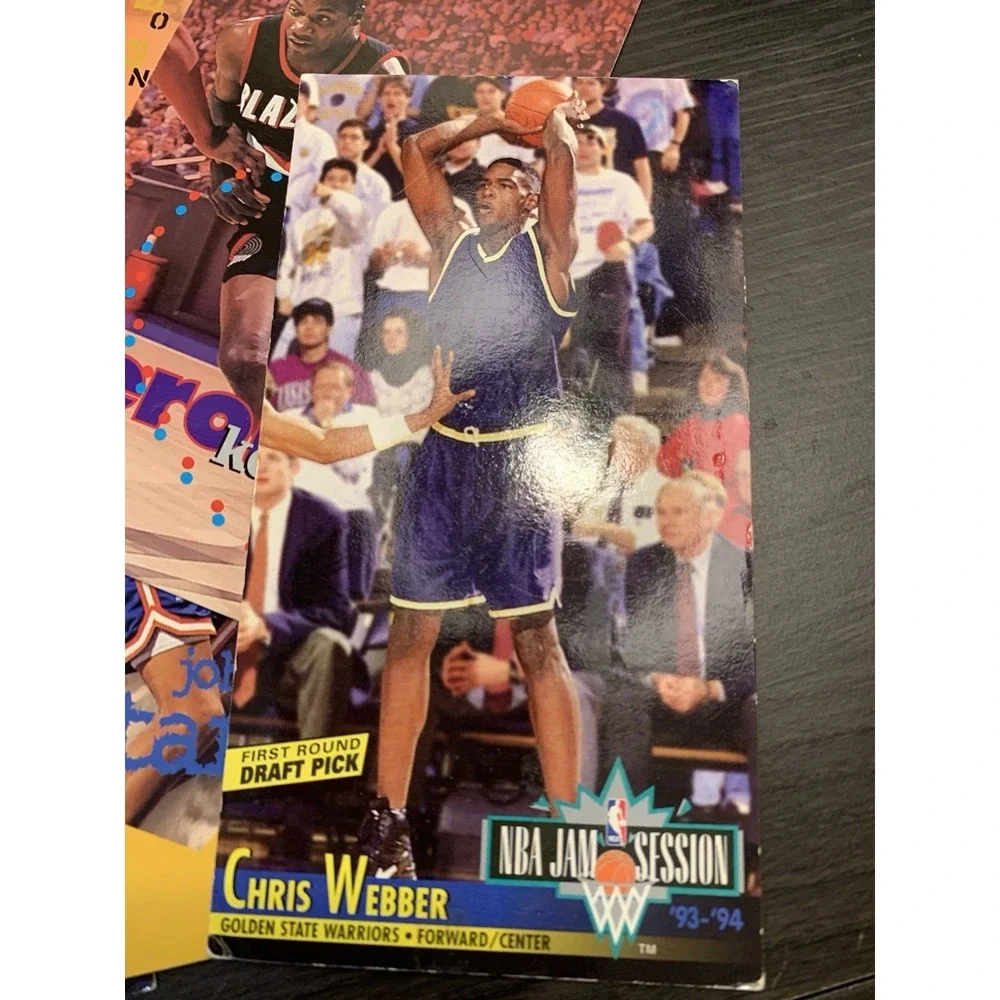 70 Card Vintage 90s NBA Jam Session Lot! Webber, Pippen, Mookie, And More!